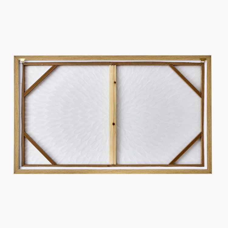 Artistry Sohome Canvas Hand Painted Leaf Picture Frame - 100x60cm