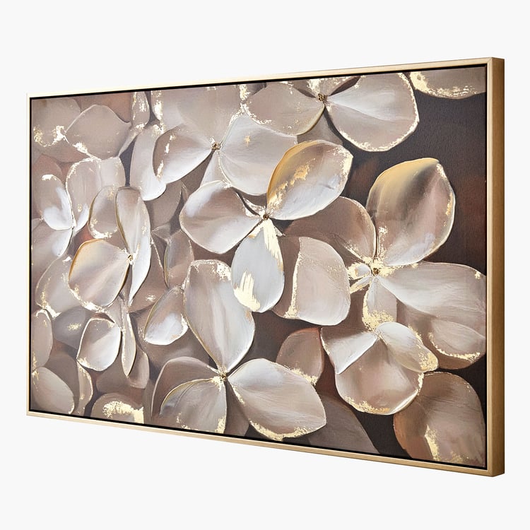 Artistry Sohome Canvas Hand Painted Floral Picture Frame - 100x60cm
