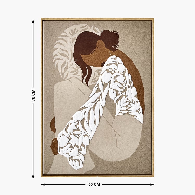 Artistry Sohome Canvas African Lady Picture Frame - 50x70cm