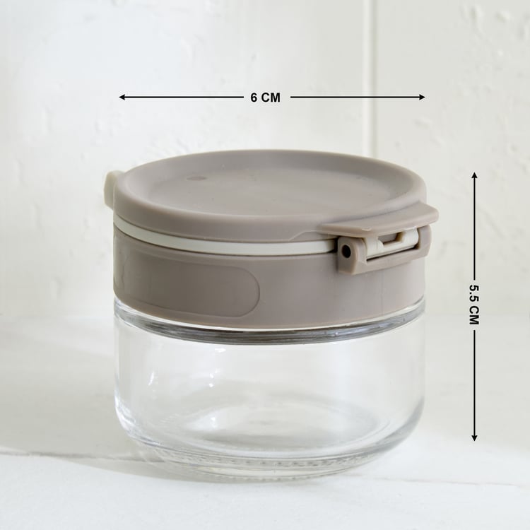 Pamolive Relish Set of 4 Glass Spice Jars - 85ml