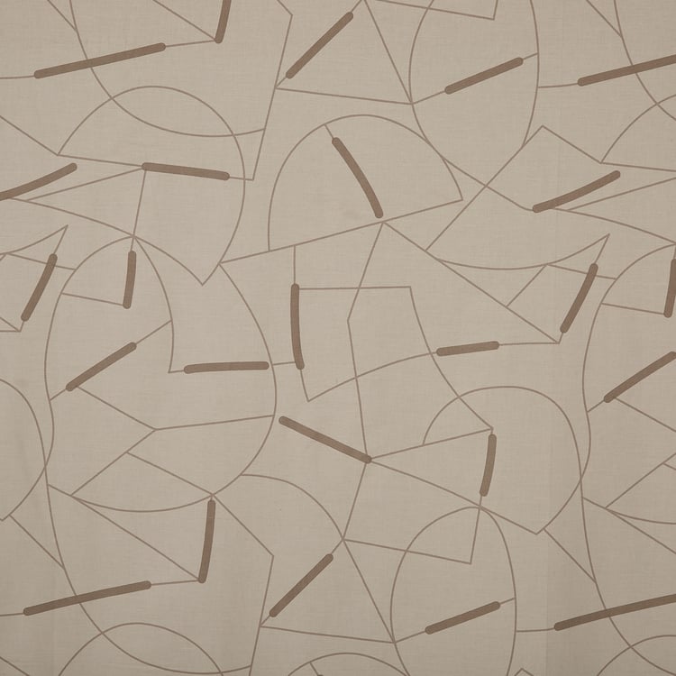 Oxford Sakura Cotton 144TC Printed 3Pcs Super King Bedsheet Set