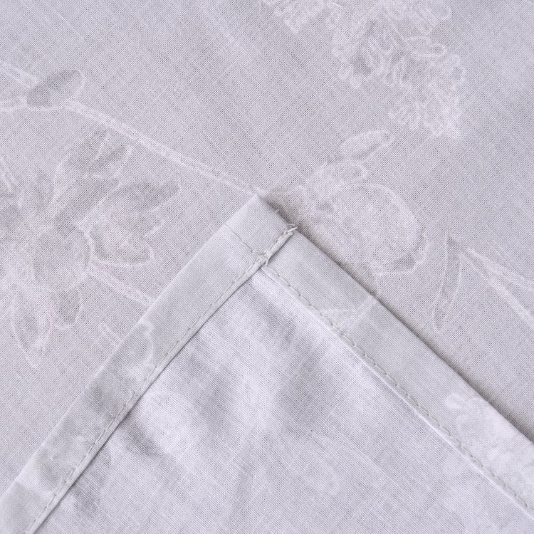 Oxford Bloom Cotton 144TC Printed 3Pcs Super King Bedsheet Set