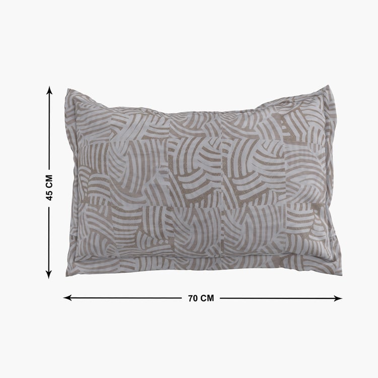 Oxford Maze Set of 2 Printed Pillow Covers - 70x45cm