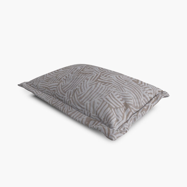 Oxford Maze Set of 2 Printed Pillow Covers - 70x45cm