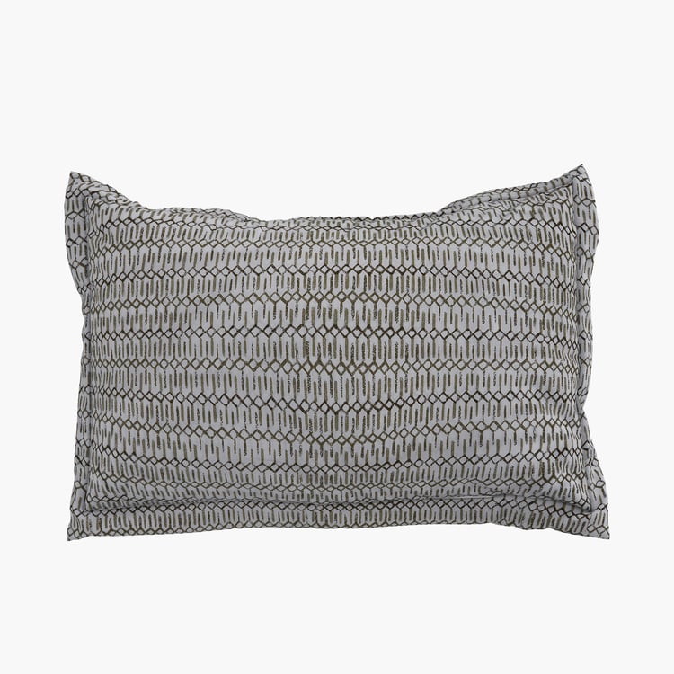 Oxford Woven Set of 2 Printed Pillow Covers - 70x45cm