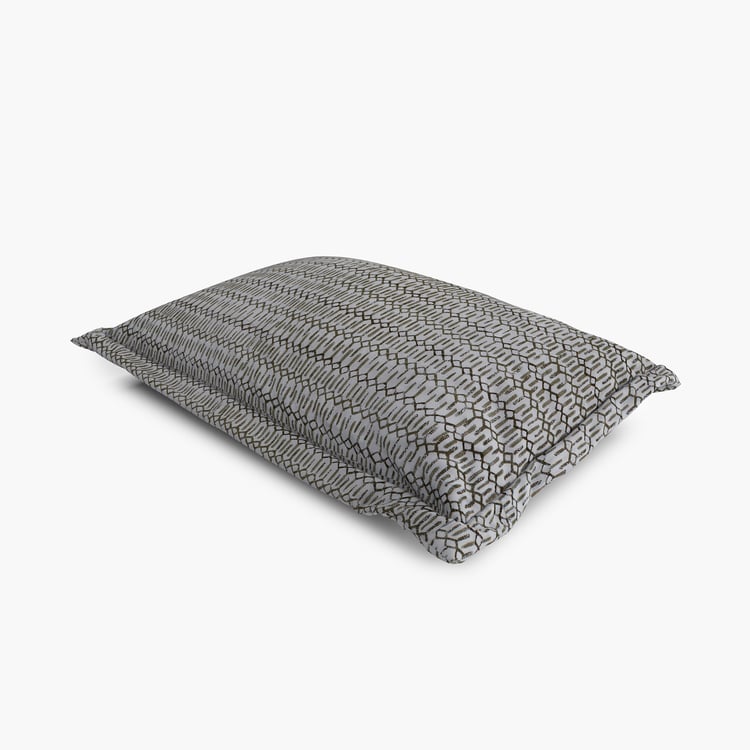 Oxford Woven Set of 2 Printed Pillow Covers - 70x45cm