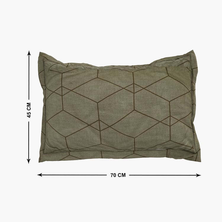 Oxford Hive Set of 2 Printed Pillow Covers - 70x45cm