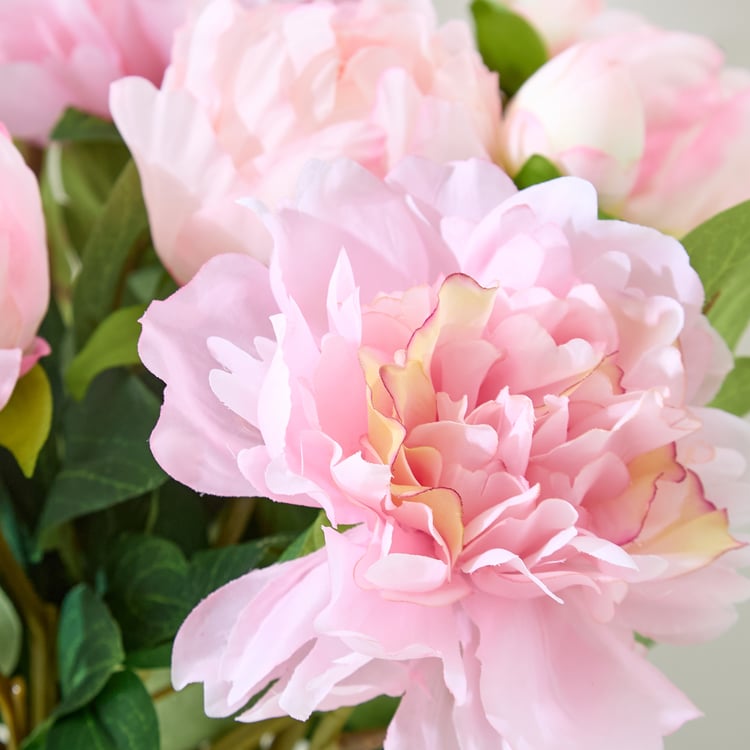 Gloria Prism Artificial Flowers in Vase