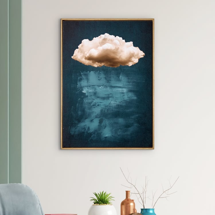 Artistry Dusk Canvas Hand Painted Cloud Picture Frame - 50x70cm