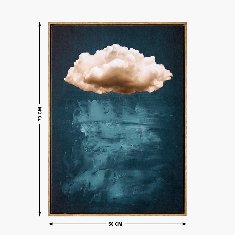 Artistry Dusk Canvas Hand Painted Cloud Picture Frame - 50x70cm