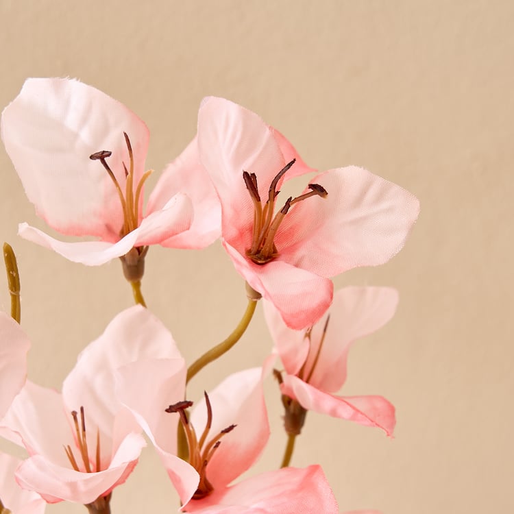 Botanical Autumn Fabric Artificial Bougainvillea Flower Stem - 80cm