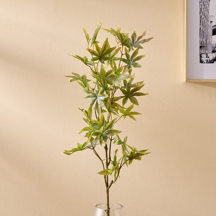 Botanical Fabric Artificial Maple Leaf Stem - 80cm