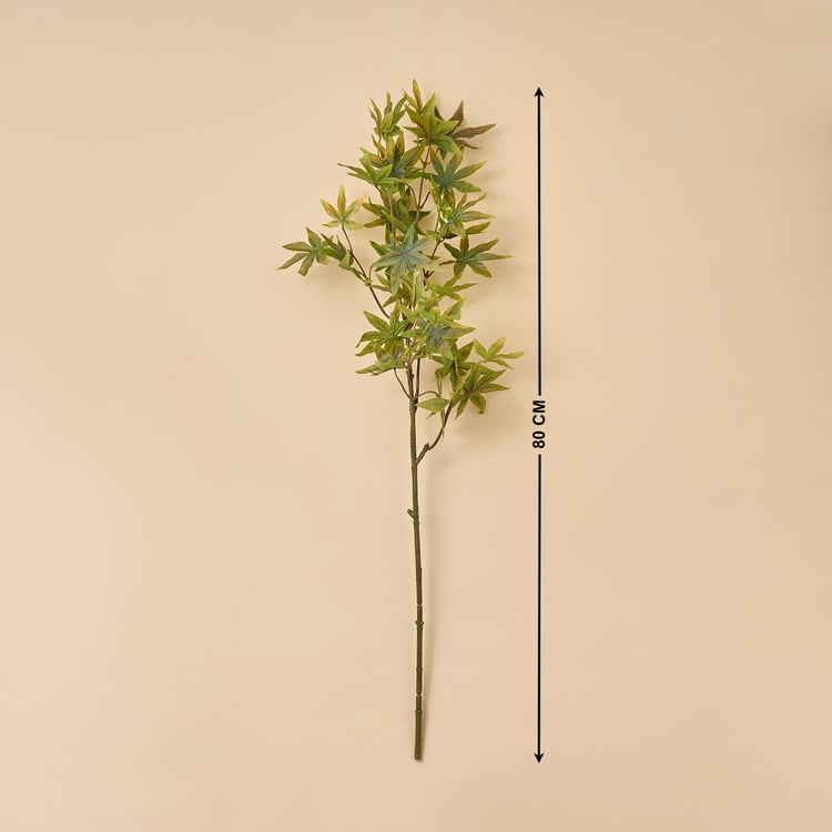 Botanical Fabric Artificial Maple Leaf Stem - 80cm