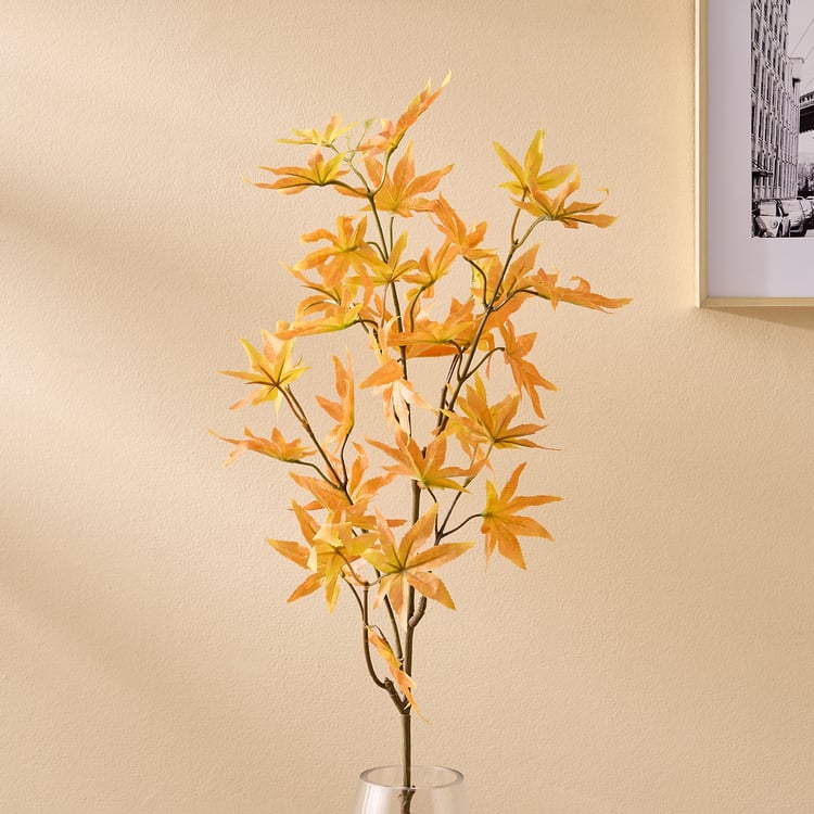 Botanical Fabric Artificial Maple Leaf Stem - 80cm