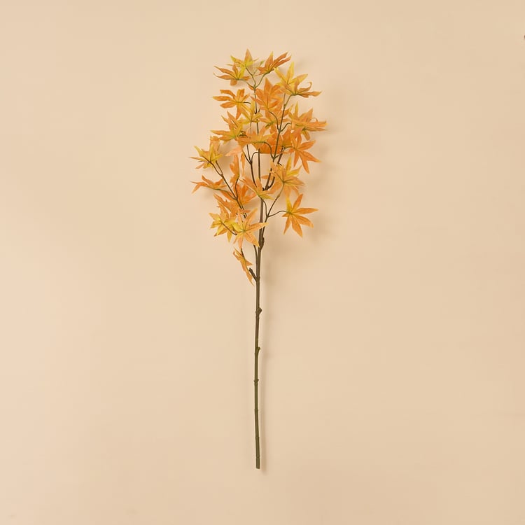 Botanical Fabric Artificial Maple Leaf Stem - 80cm