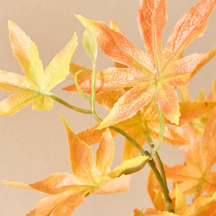 Botanical Fabric Artificial Maple Leaf Stem - 80cm