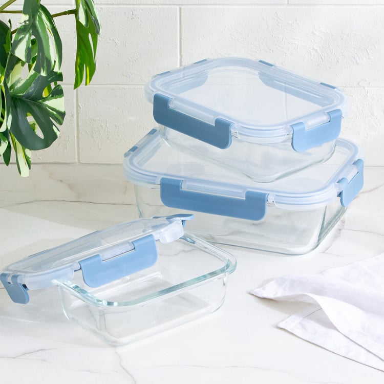 Palestine Astero Borosilicate Glass Storage Container - 1L