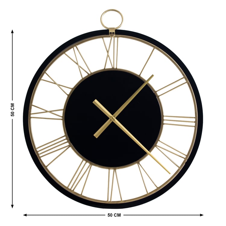 Casablanca Folk Metal Wall Clock - 50cm
