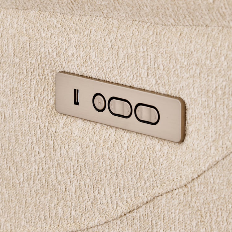Oliver NXT Fabric 1-Seater Electric Recliner - Beige