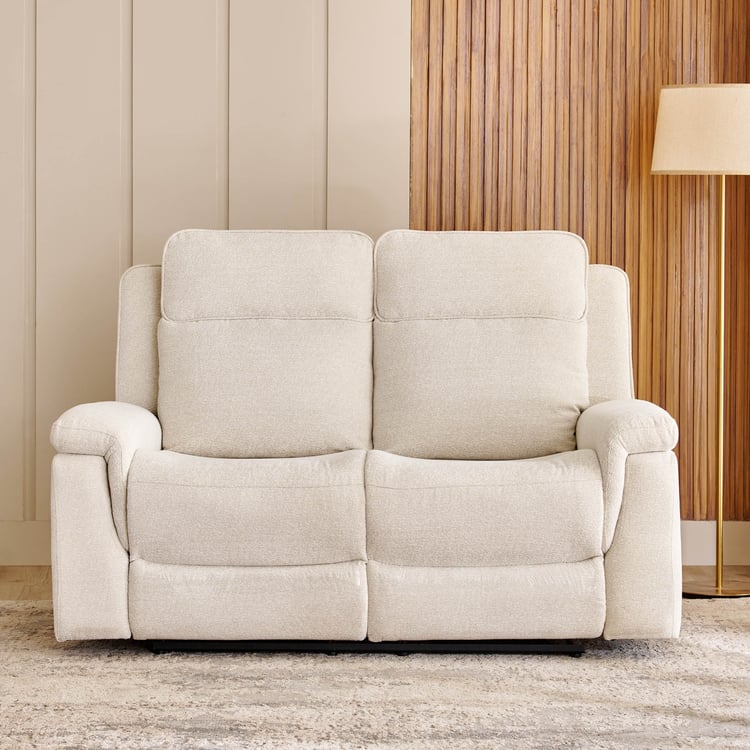 Oliver NXT Fabric 2-Seater Electric Recliner - Beige