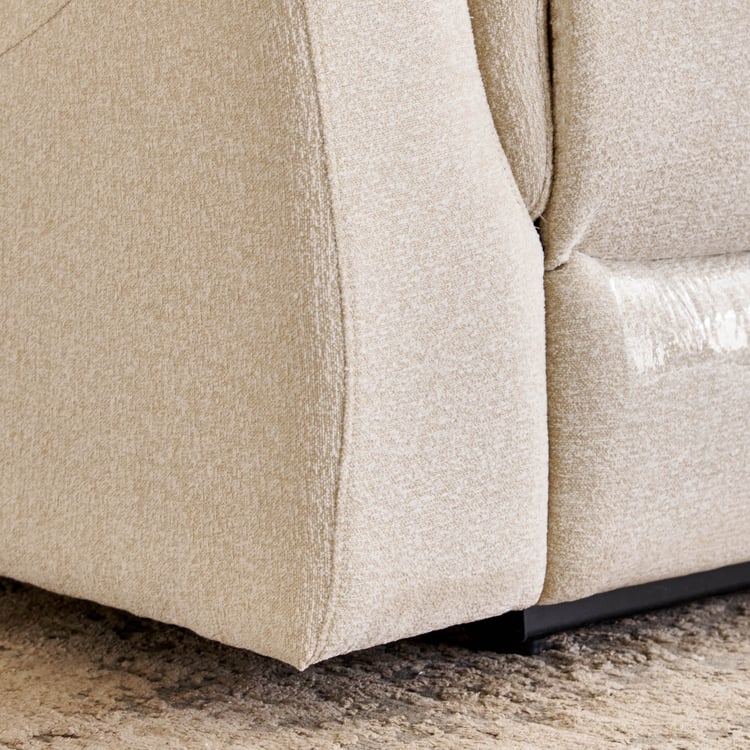 Oliver NXT Fabric 2-Seater Electric Recliner - Beige