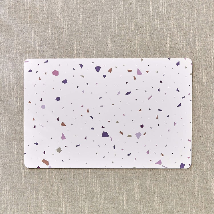 Meadows Theme Set of 6 PVC Terazo Print Placemats