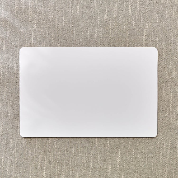 Meadows Theme Set of 6 PVC Chevron Print Placemats