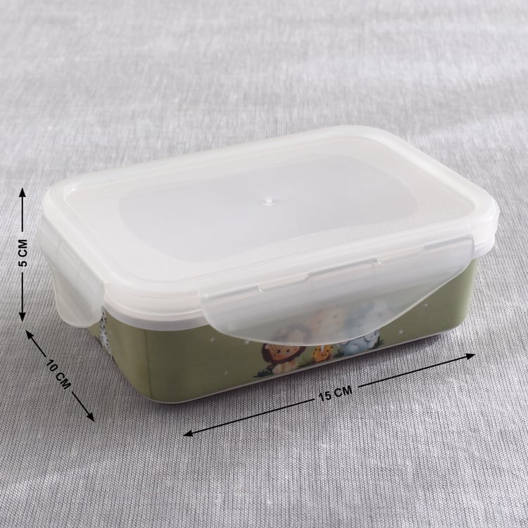 Slate Kids Safari Melamine Printed Cookie Container - 450ml