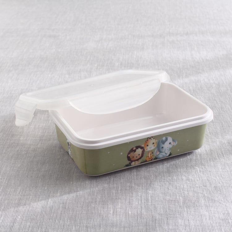 Slate Kids Safari Melamine Printed Cookie Container - 450ml