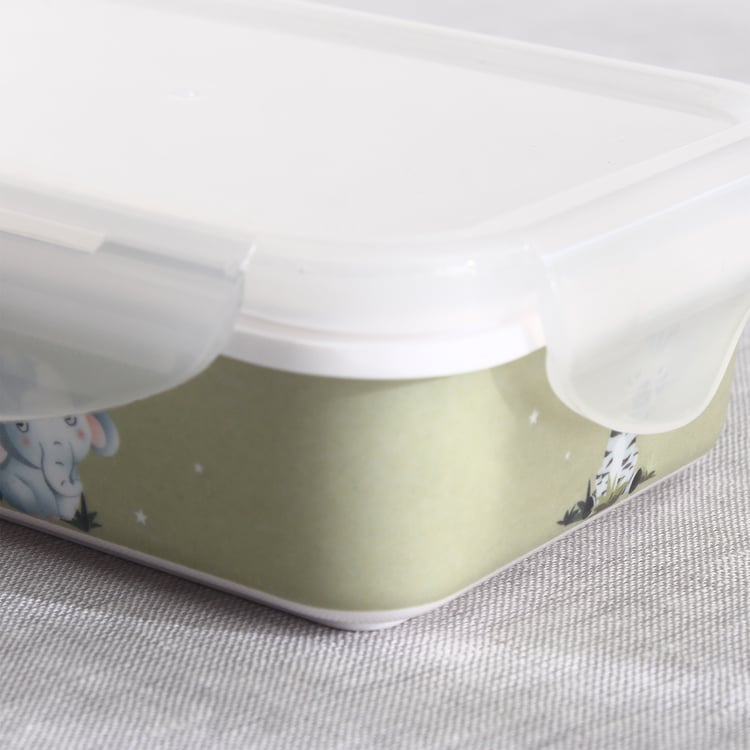 Slate Kids Safari Melamine Printed Cookie Container - 450ml