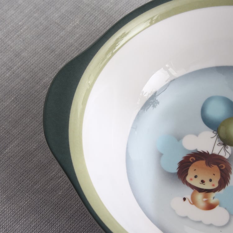 Slate Kids Safari Melamine Printed Bowl - 350ml