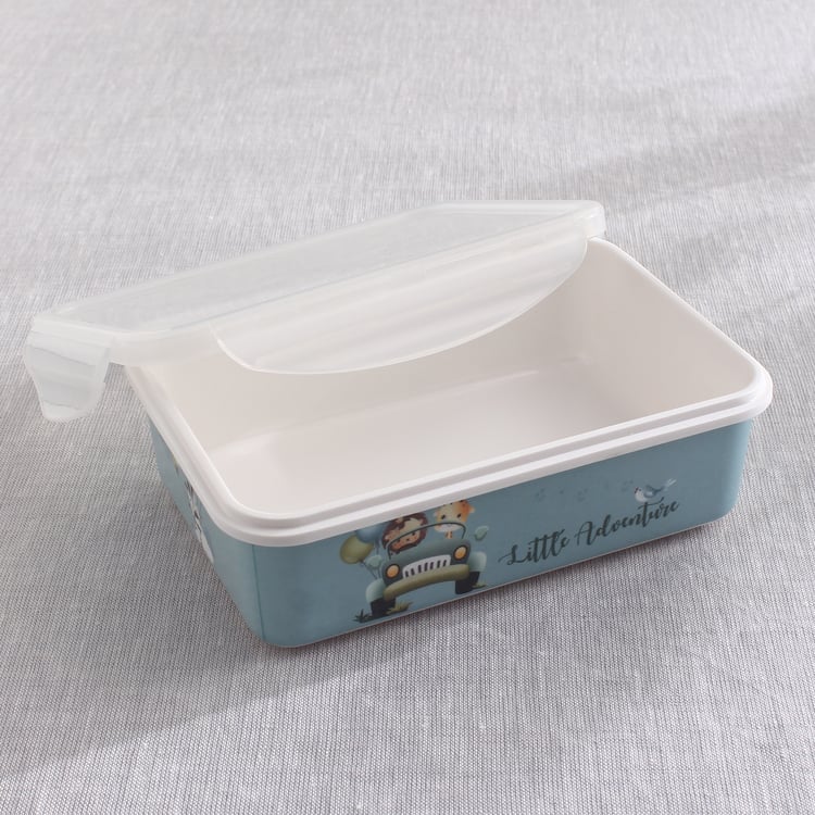 Slate Kids Safari Melamine Printed Lunch Box - 800ml