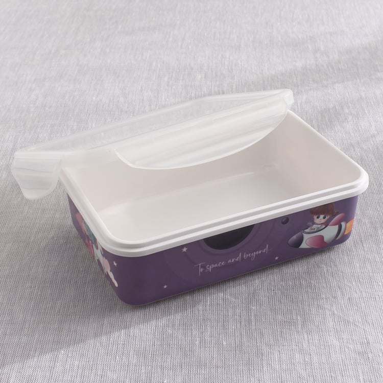 Slate Kids Space Melamine Printed Lunch Box - 800ml