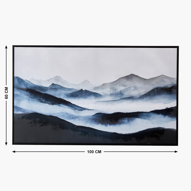 Artistry Dawn Canvas Mountain Picture Frame - 100x60cm