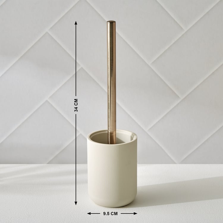 Opulence Eddie Polyresin Toilet Brush with Holder
