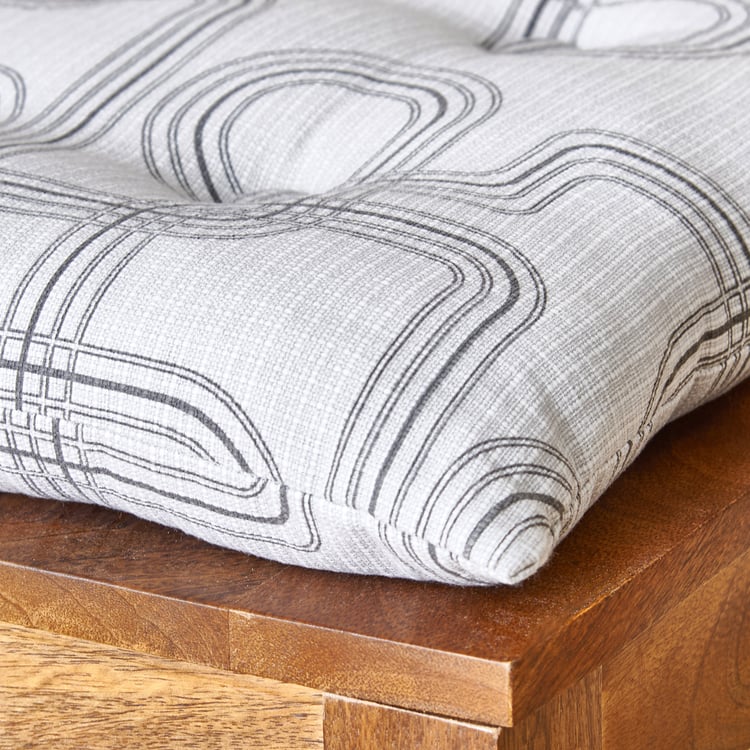Poise Orbit Printed Chair Pad - 40x40cm