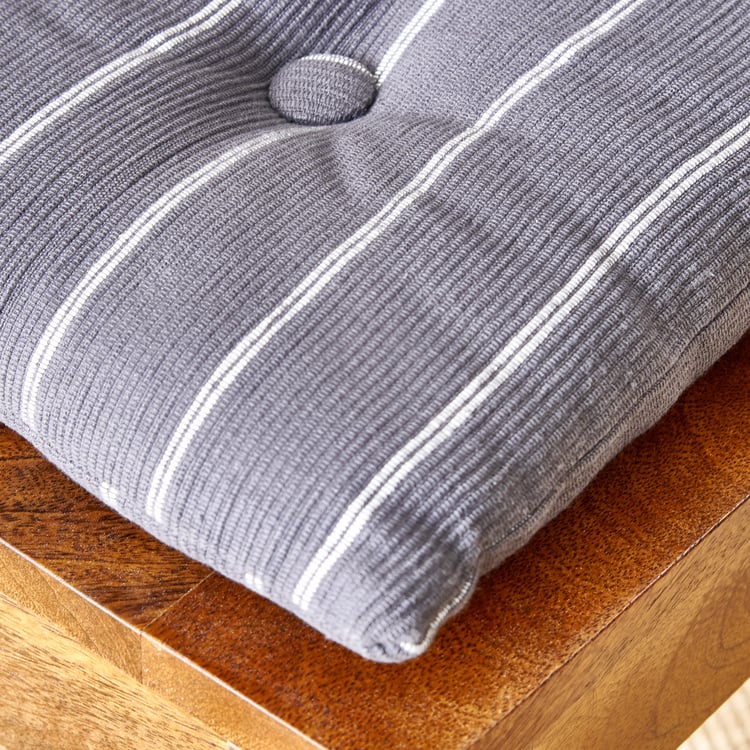 Poise Thread Striped Chair Pad - 40x40cm