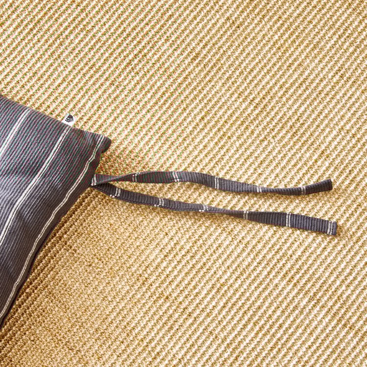Poise Thread Striped Chair Pad - 40x40cm