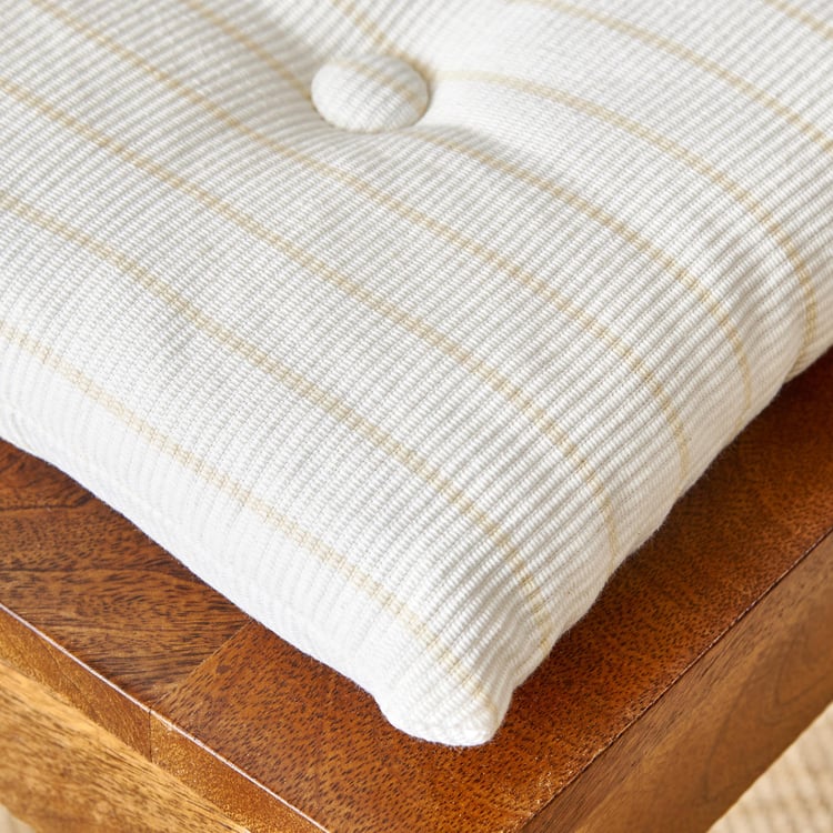 Poise Tide Striped Chair Pad - 40x40cm
