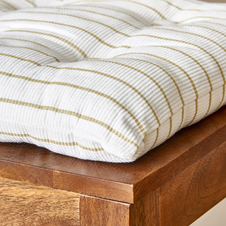 Poise Tide Striped Chair Pad - 40x40cm