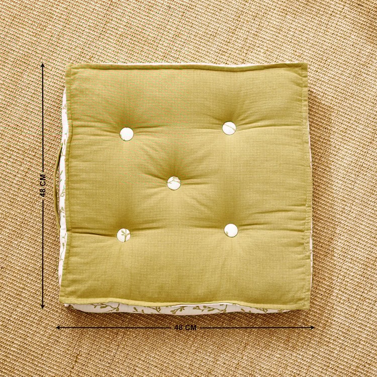 Poise Botanica Printed Floor Cushion - 48x48cm