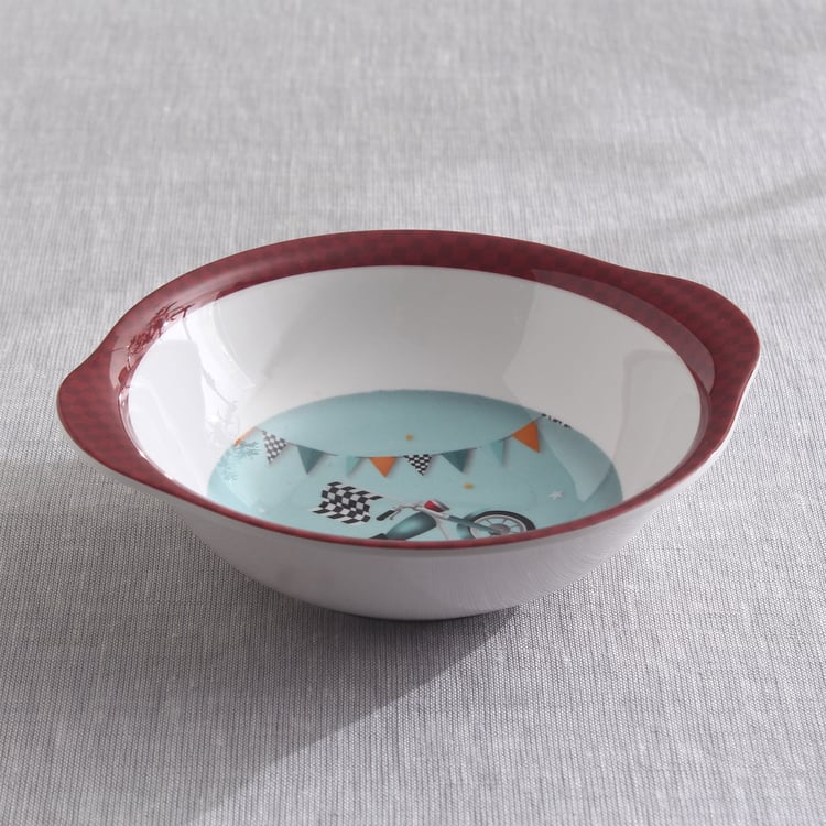 Slate Kids Car Melamine Printed Bowl - 350ml