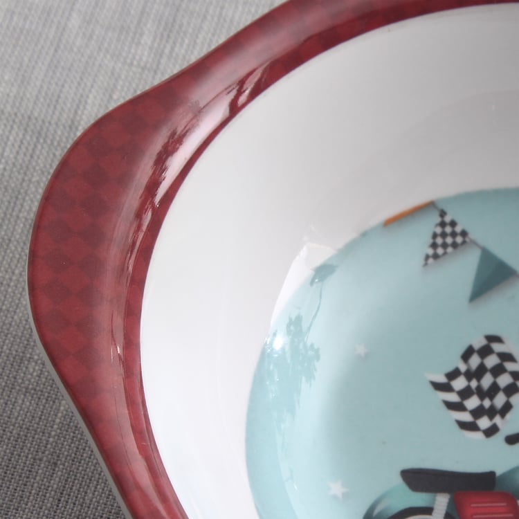 Slate Kids Car Melamine Printed Bowl - 350ml
