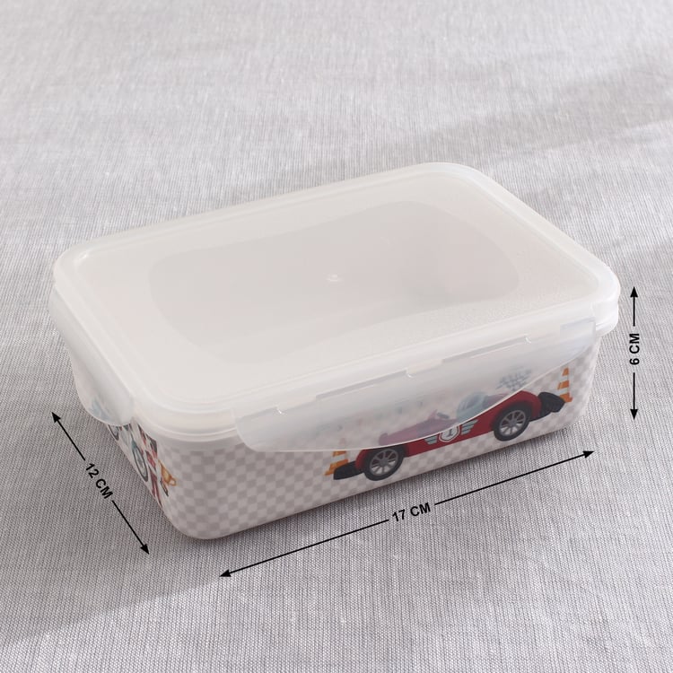 Slate Kids Car Melamine Printed Lunch Box - 800ml