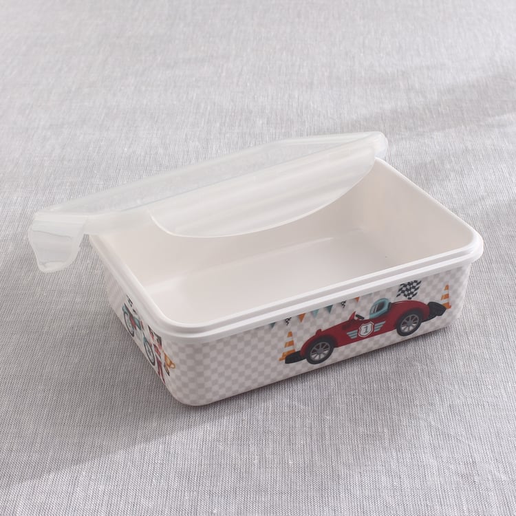 Slate Kids Car Melamine Printed Lunch Box - 800ml