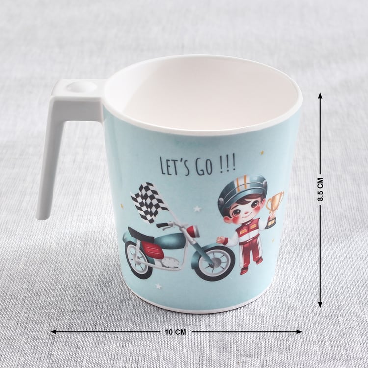 Slate Kids Car Melamine Printed Milk Mug - 350ml
