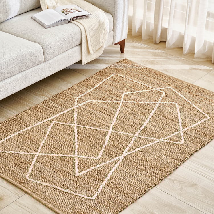 Natura Nimes Jute Hand Woven Carpet - 180x120cm