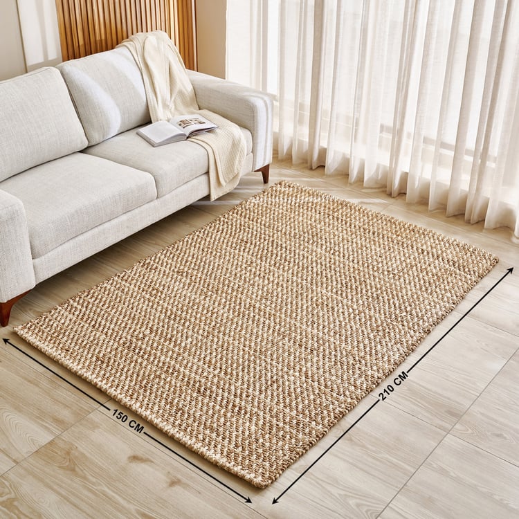 Natura Weston Jute Hand Woven Carpet - 210x150cm