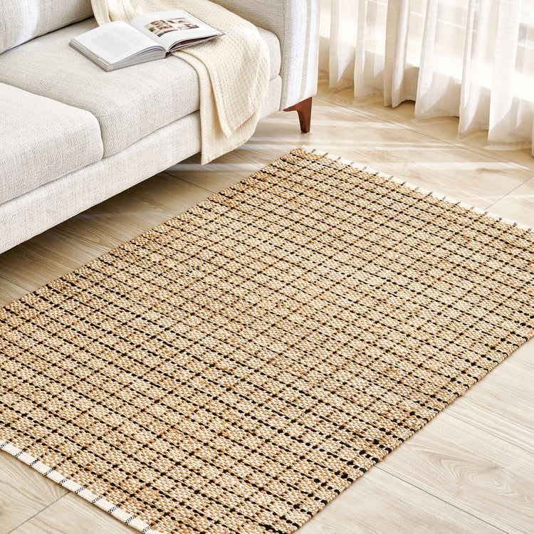 Natura Gold Coast Jute Hand Woven Carpet - 180x120cm