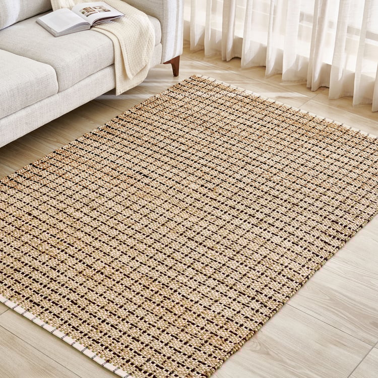 Natura Gold Coast Jute Hand Woven Carpet - 210x150cm